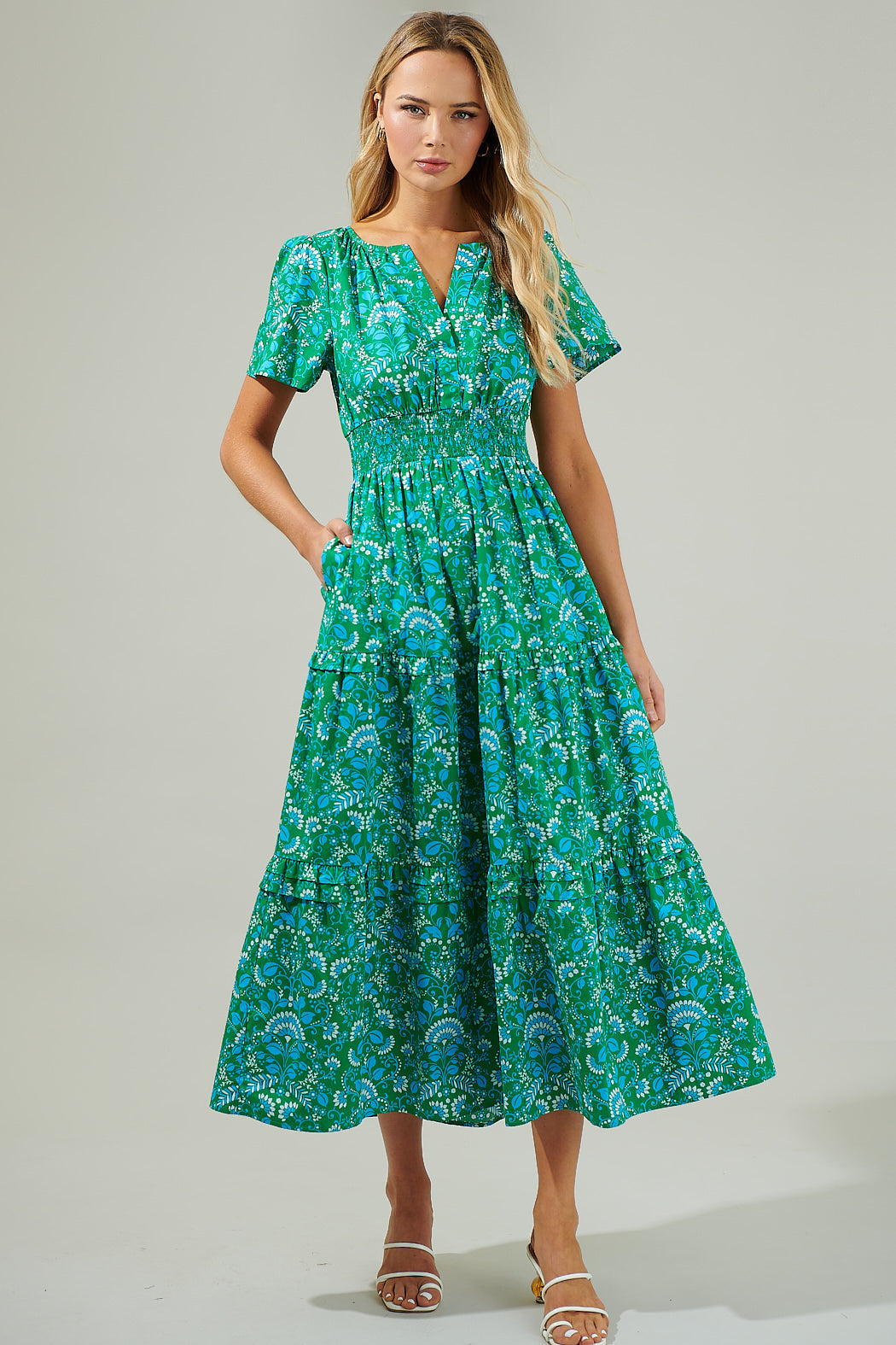 Rudi Poplin Maxi Dress