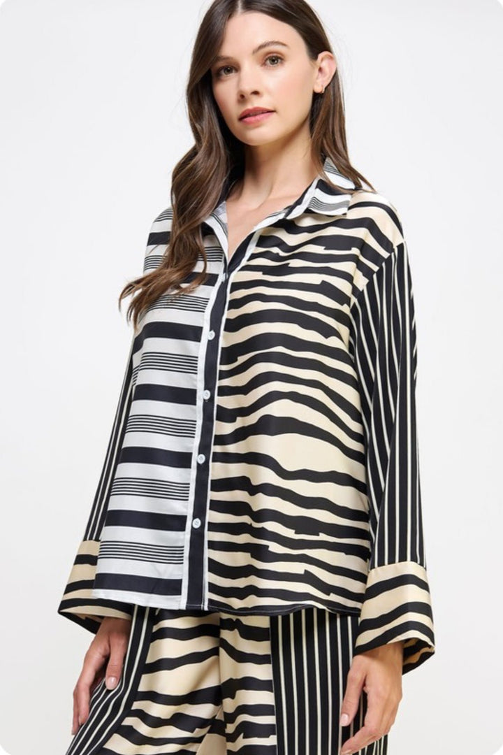 Right Here Stripe Top