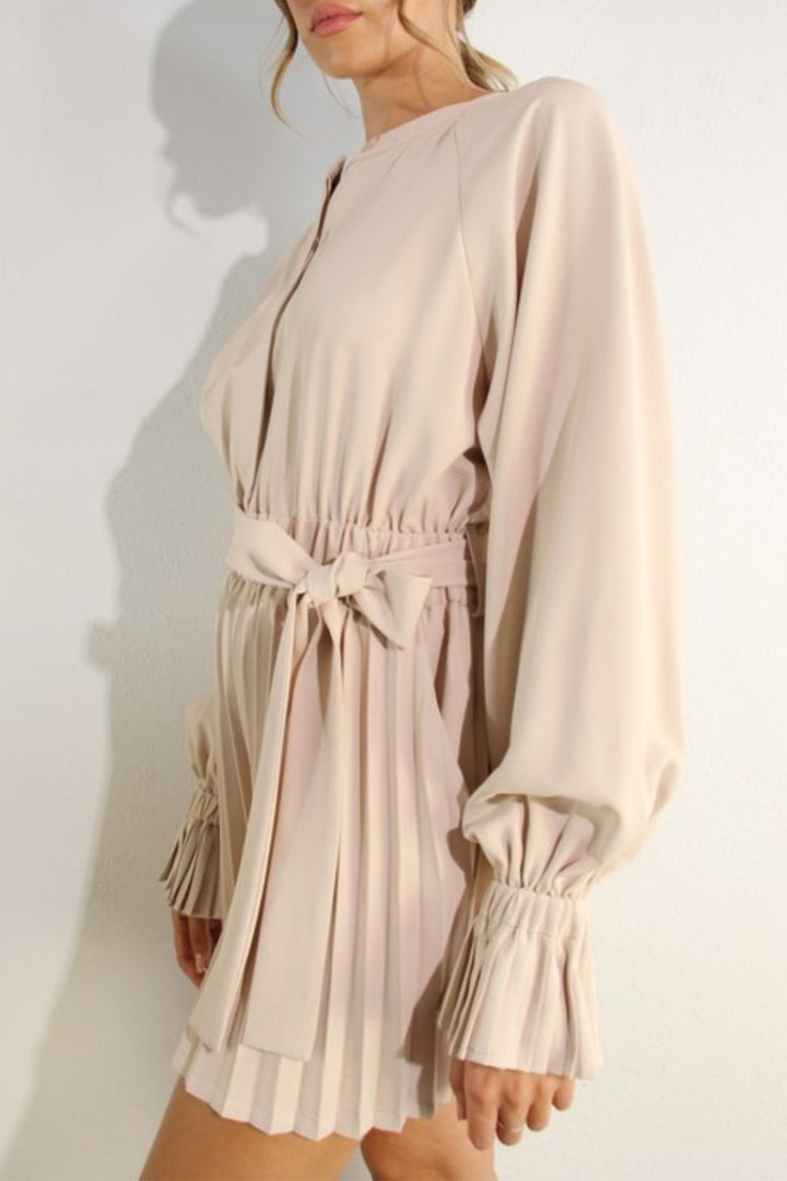 Above Average Pleated Romper