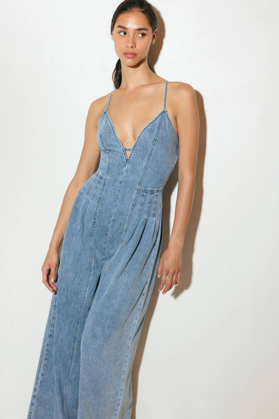Abigail Denim Jumpsuit