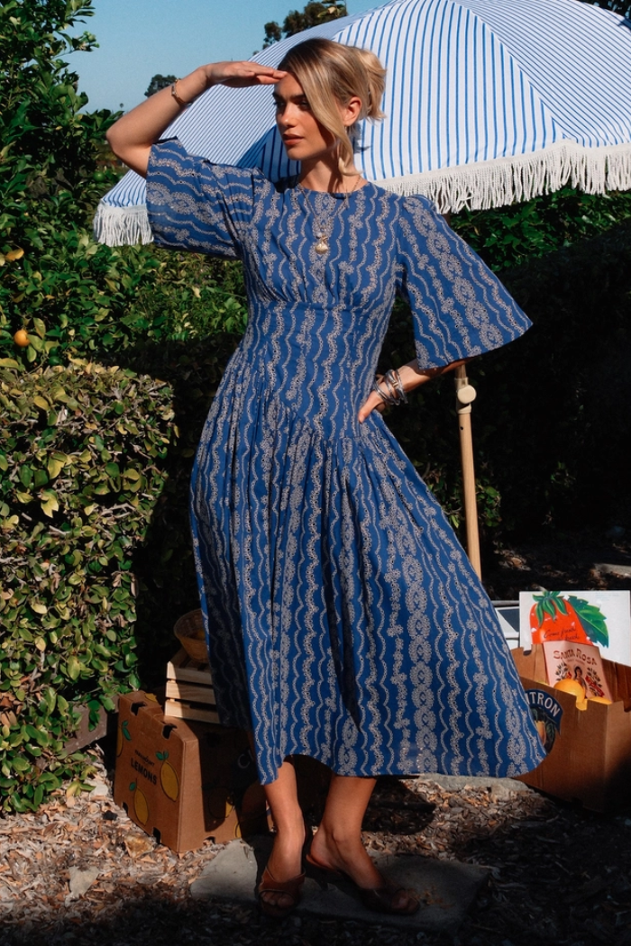 Andey Embroidered Maxi Dress