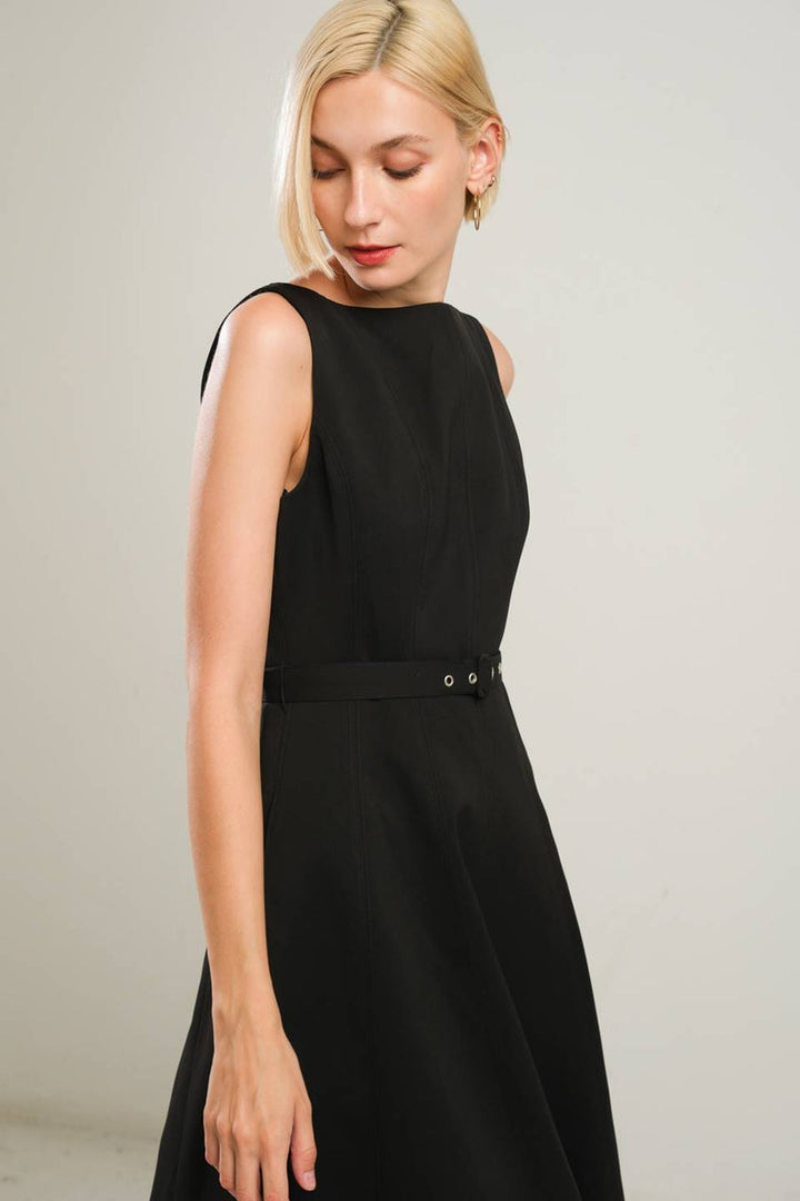 Tessa Woven Midi  Dress