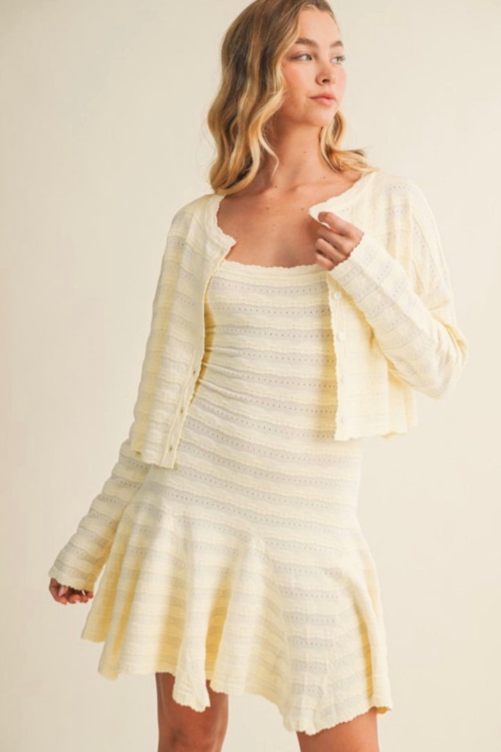 Alex Pointelle Sweater Dress