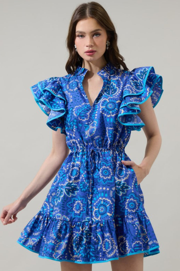 Kenner Ruffle Mini Dress