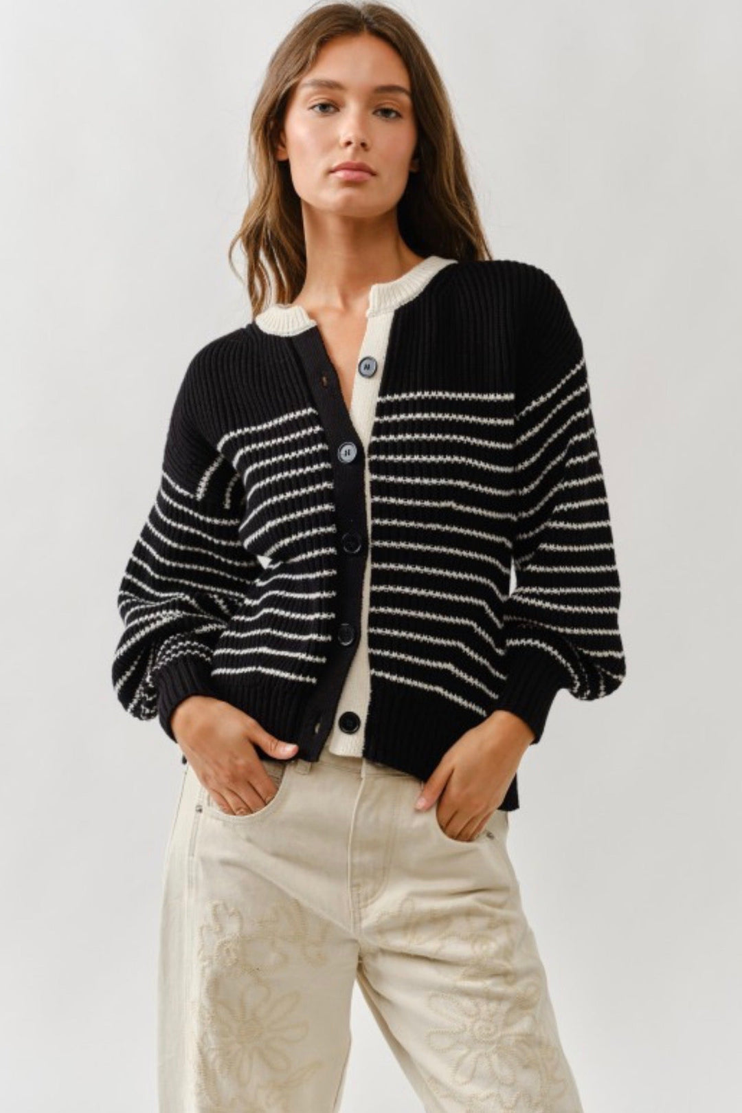 Always Here Balloon Sleeve Sweater