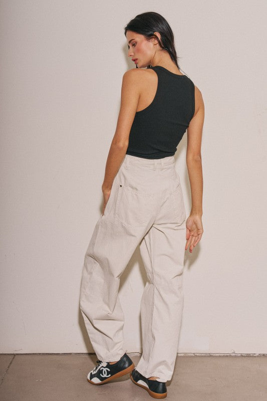 Modern Ribbed Tank Top