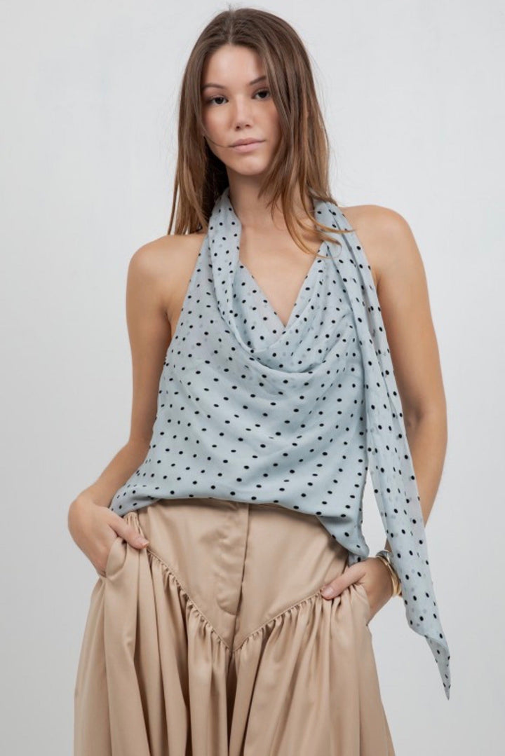 After Hours Polka Dot Top