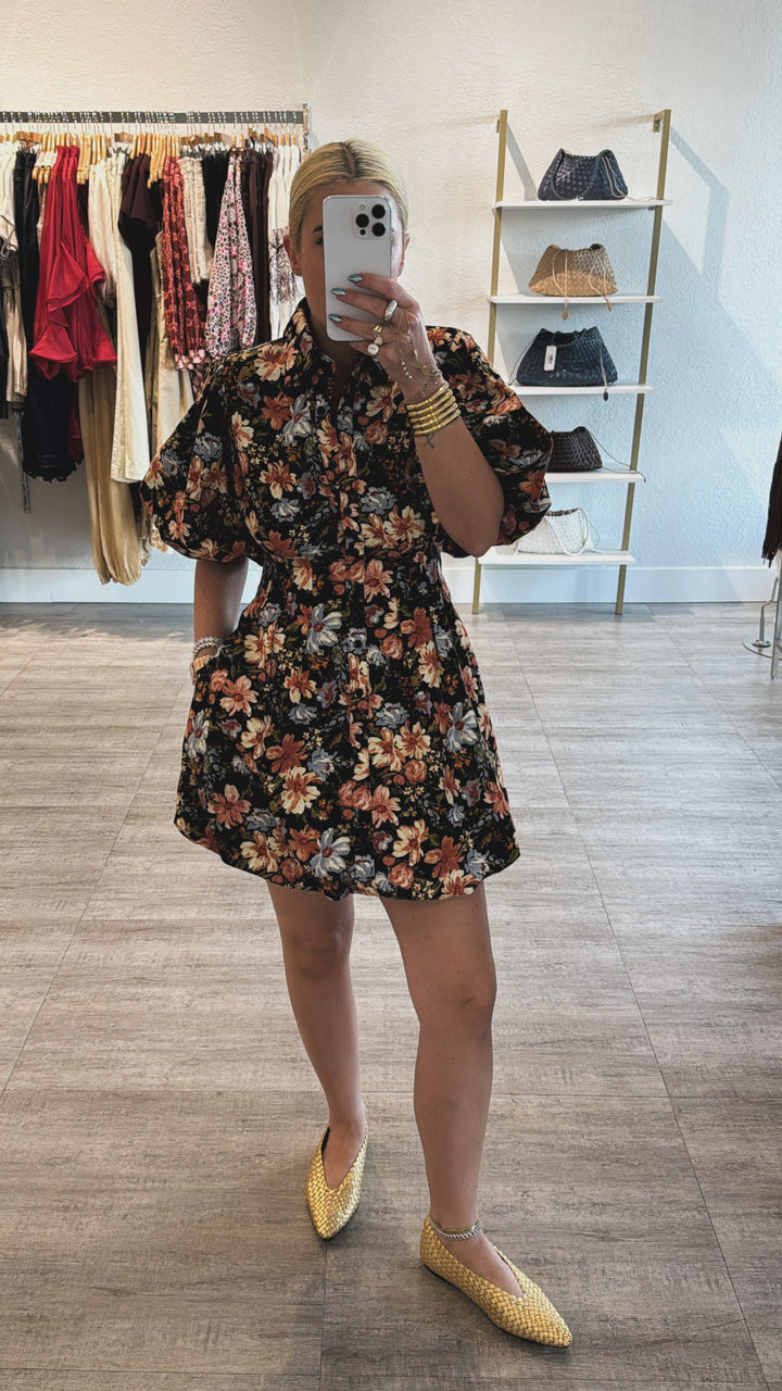 Nova Flower Bubble Dress