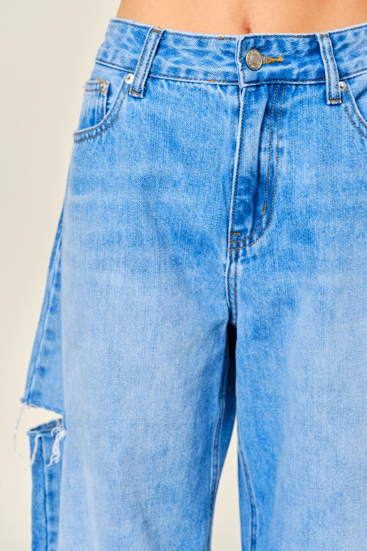 Modern Day Side Slit Jeans