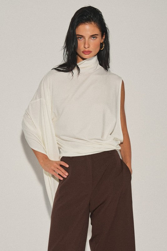Polished Turtleneck Top