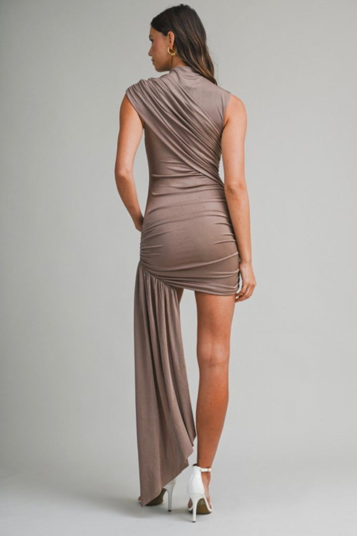 Zaria One Shoulder Ruched Dress