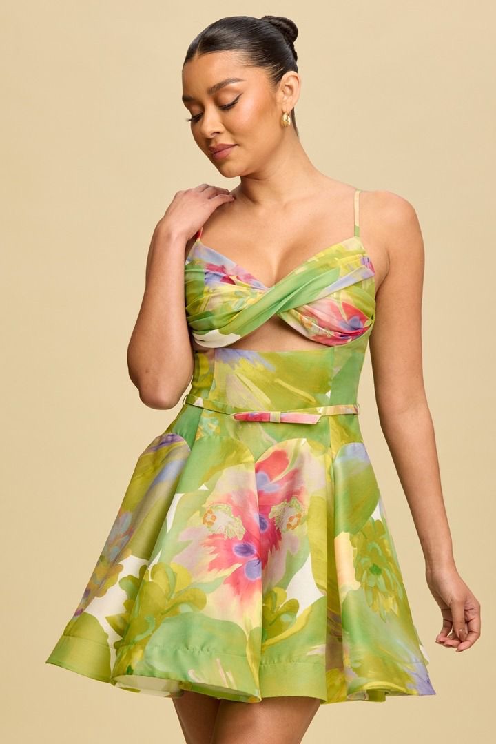 jodi mini dress JODI Satin Mini Dress