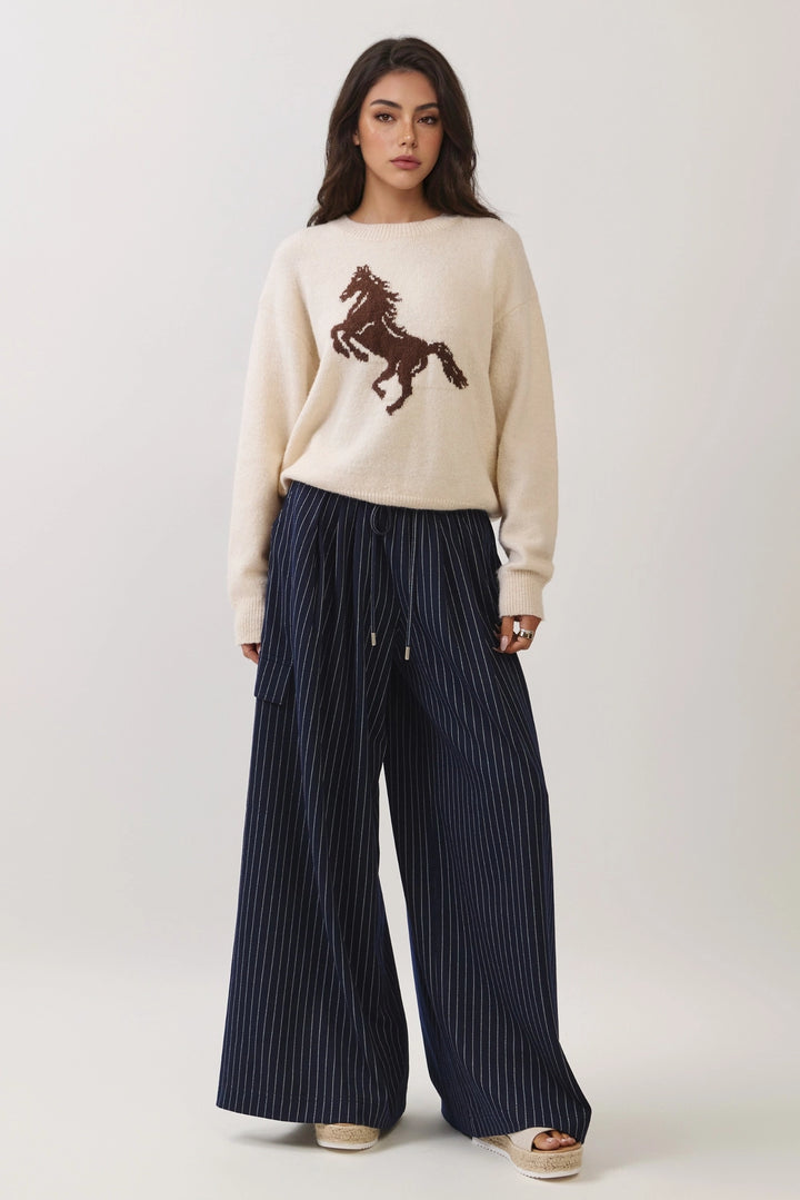 Class Session Pinstripe Trousers