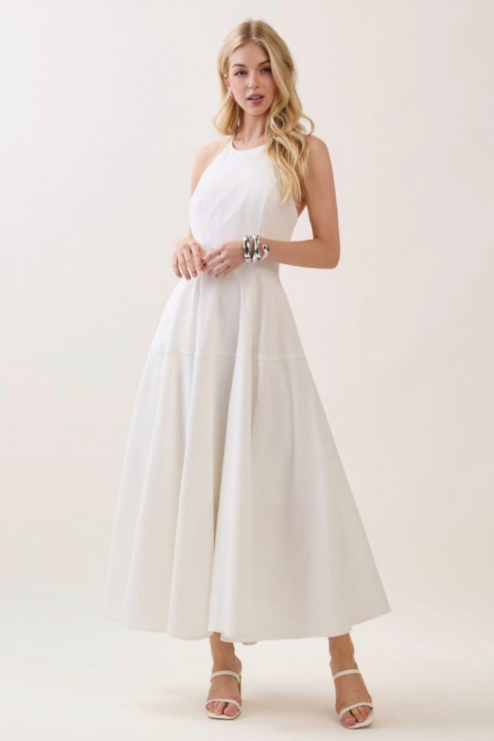 Nellie Halter Maxi Dress