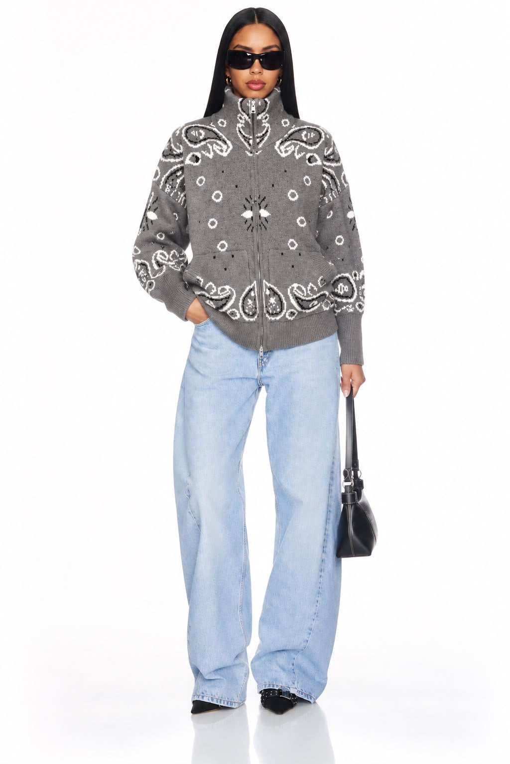 Ana Bandana Cardigan