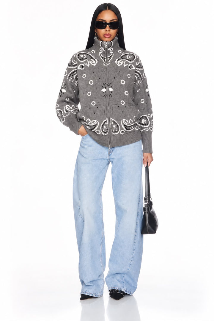 Ana Bandana Cardigan