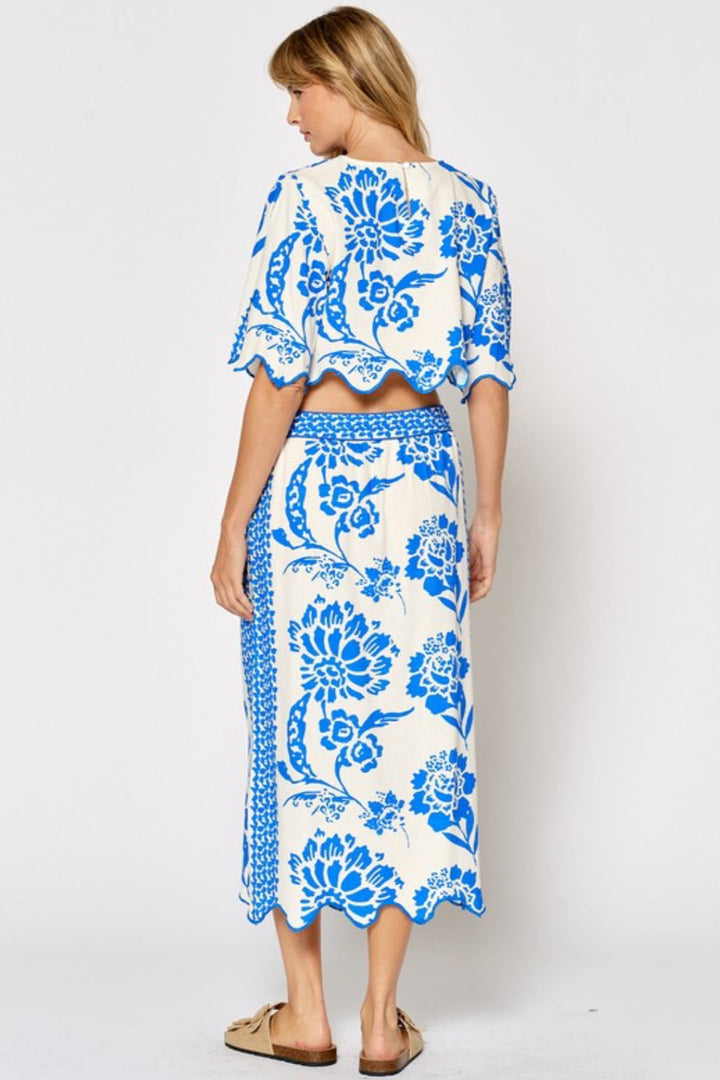 Solana Wavy Hem Top