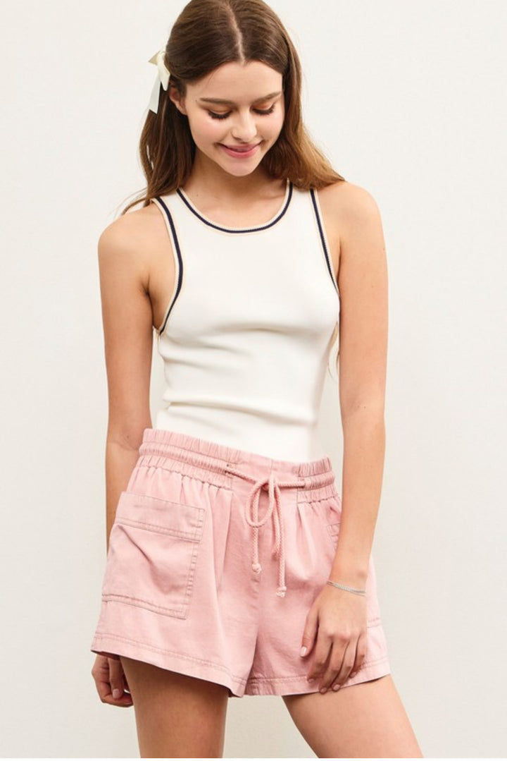 Libby Contrast Edge Tank