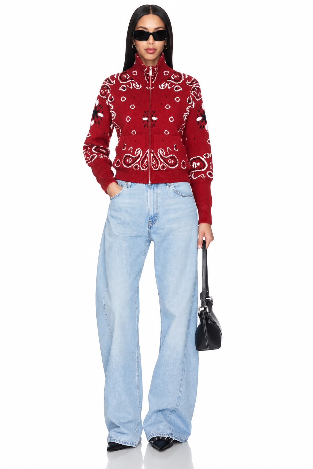 Ana Bandana Cardigan