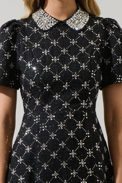 This is My Year Rhinestone Mini Dress