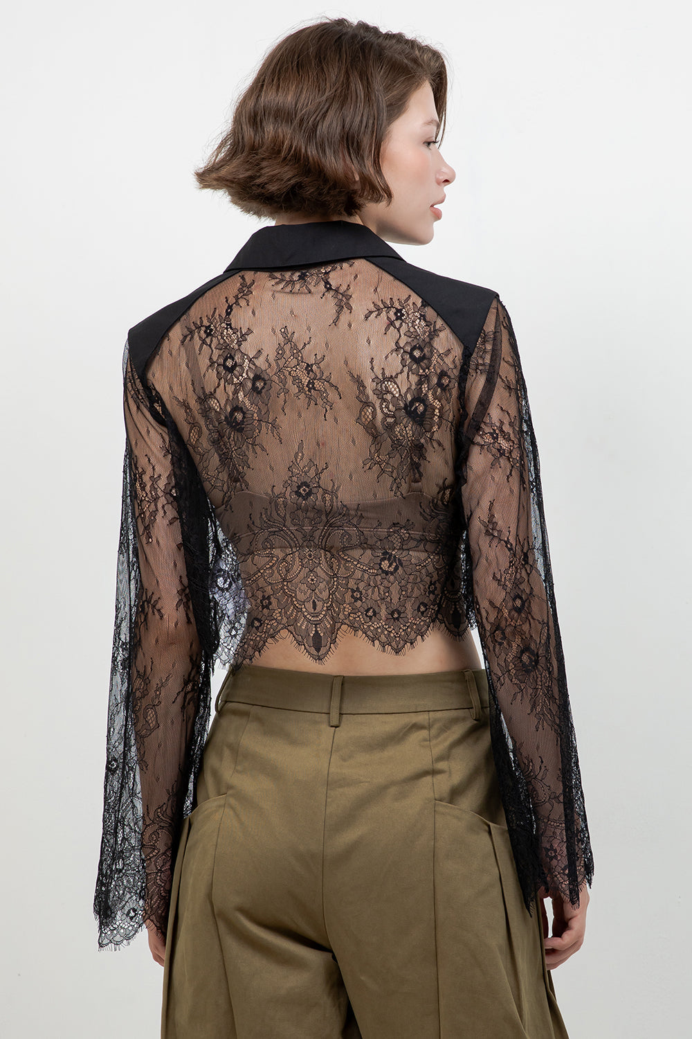 Truly Lace Collared Top