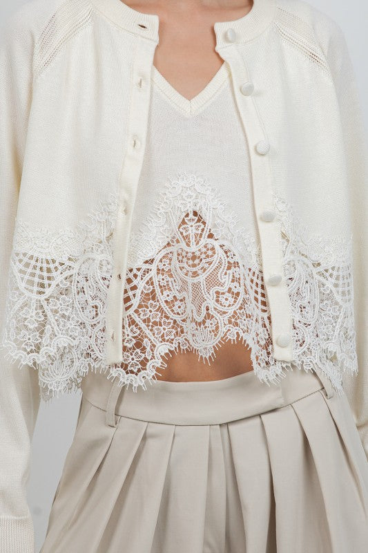 Mandy Lace Cardigan