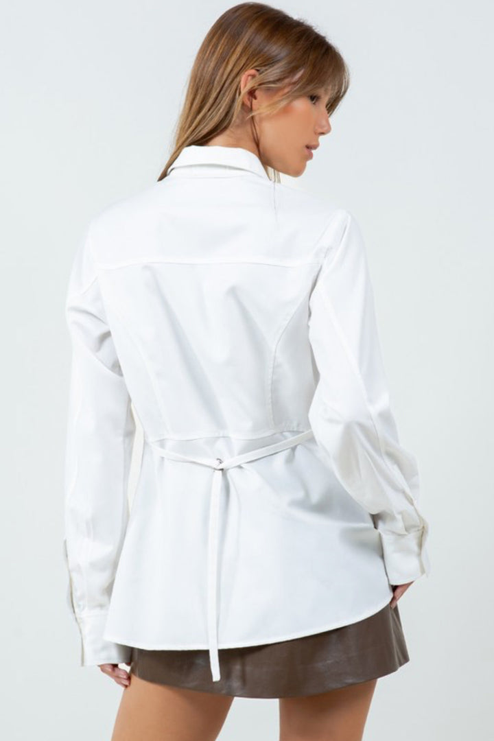 Ellera Poplin Collared Shirt