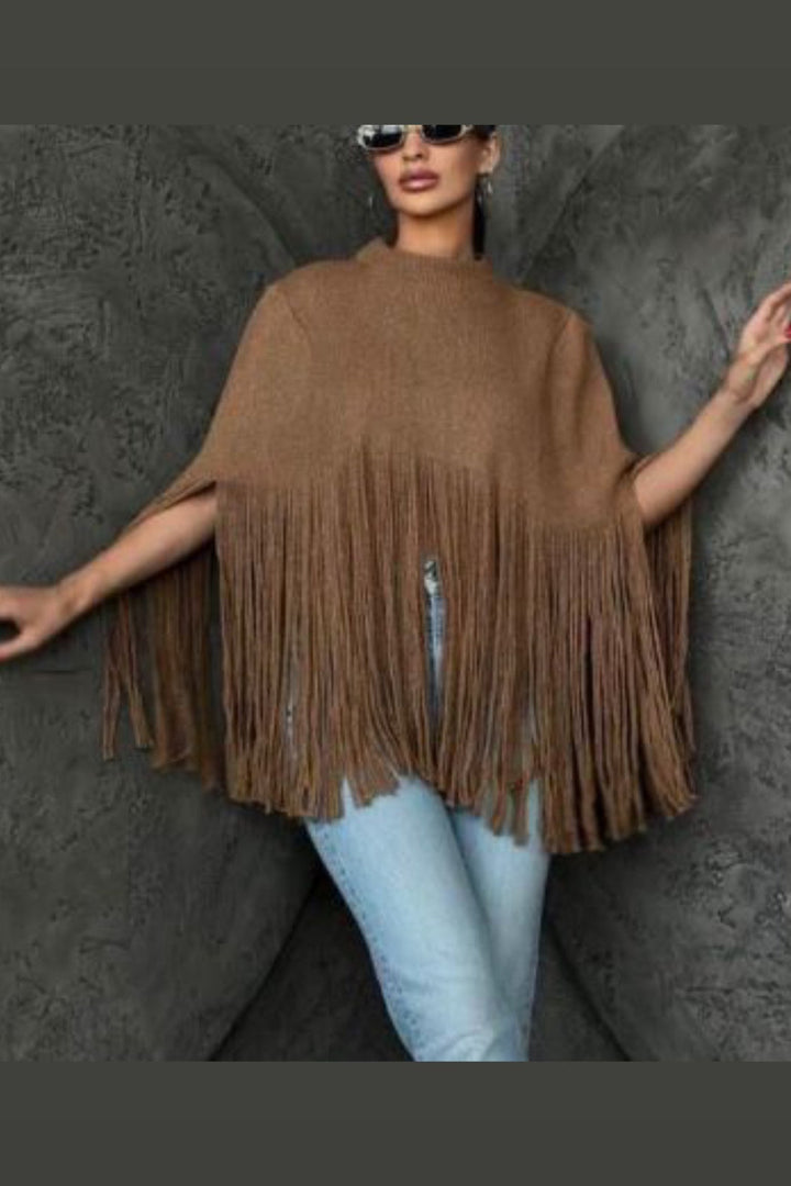 Fringe Sweater Top