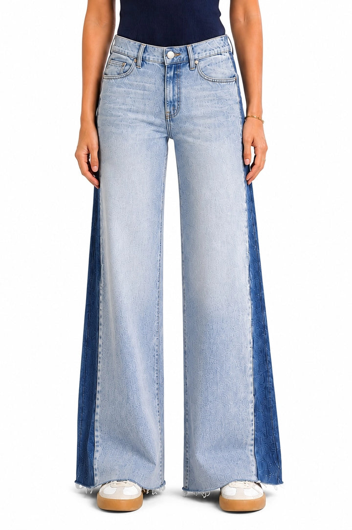 Tony Mid-Rise Two Tone Jean