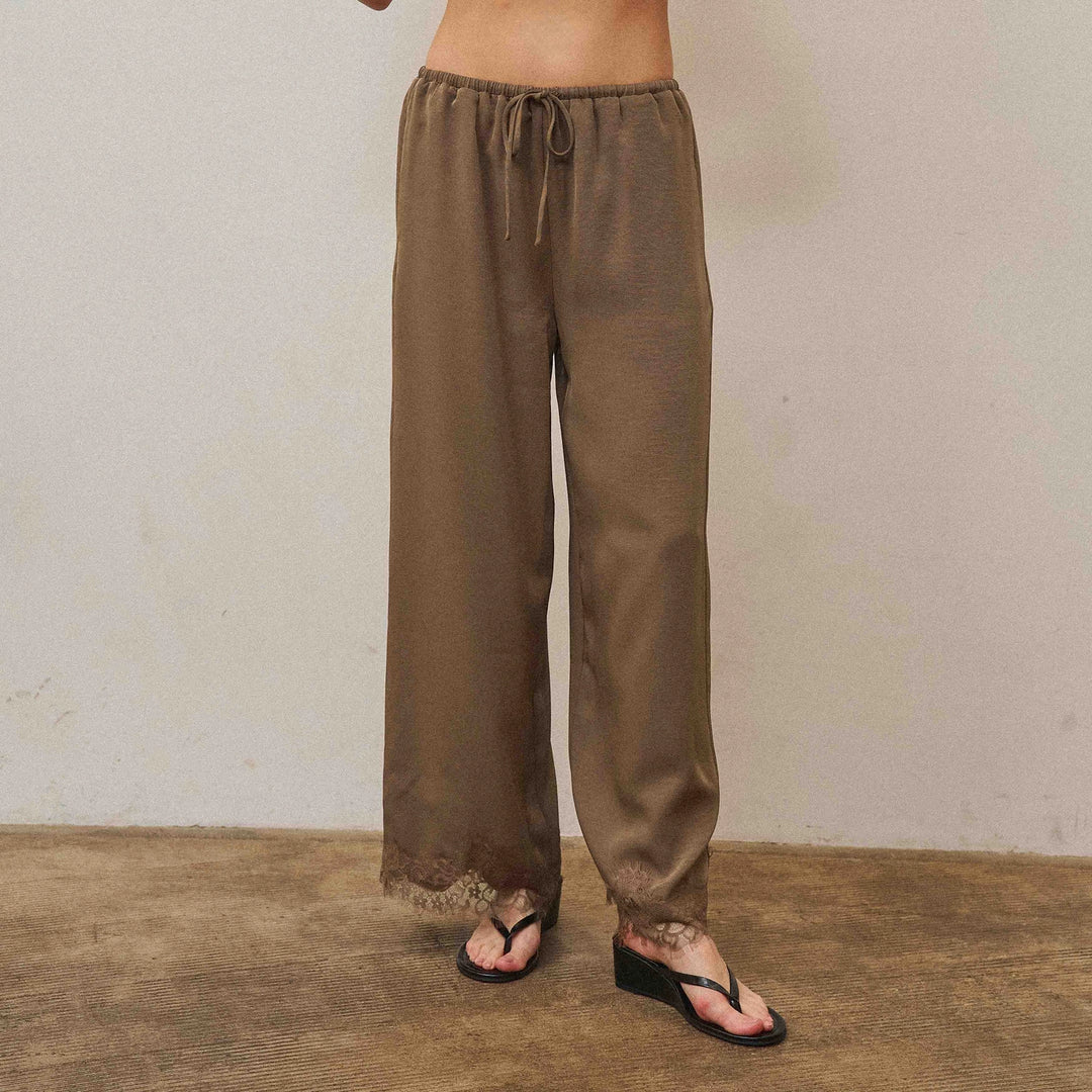 Twila Lace Bottom Trousers