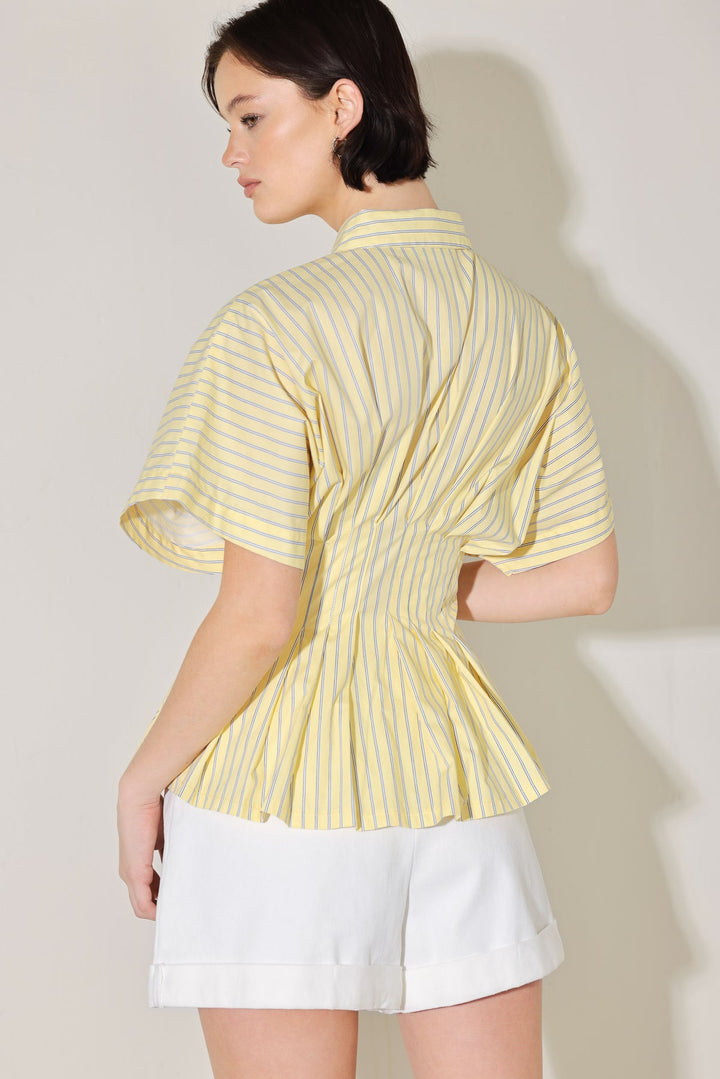 Line Up Poplin Top