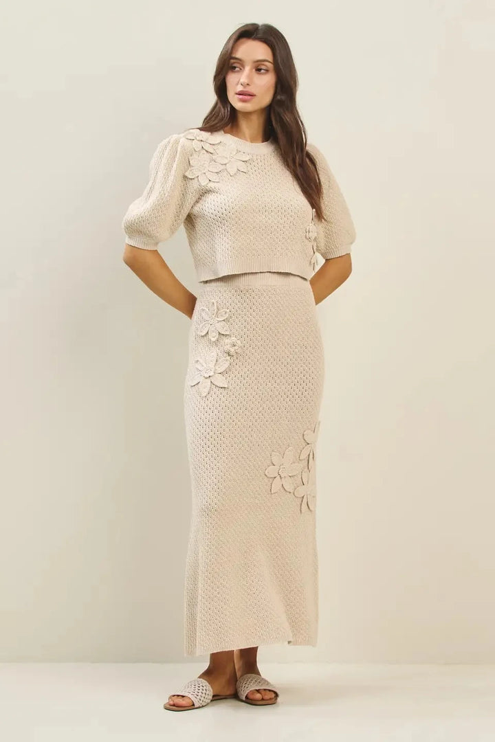Harbor Date Knit Skirt