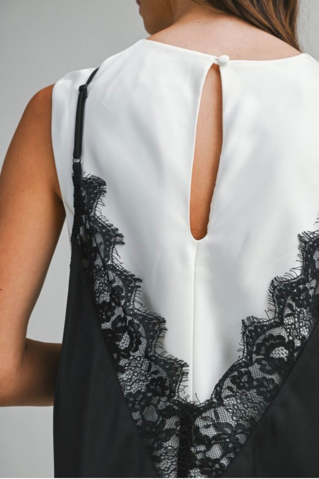 Alena Lace Overlay Dress