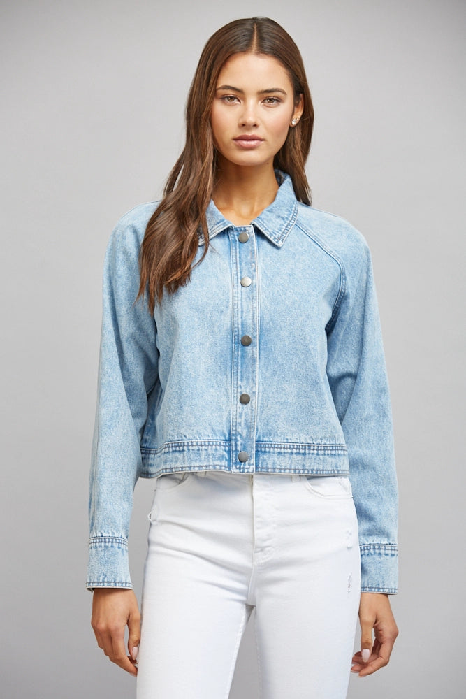 Denim Club Cropped Jacket