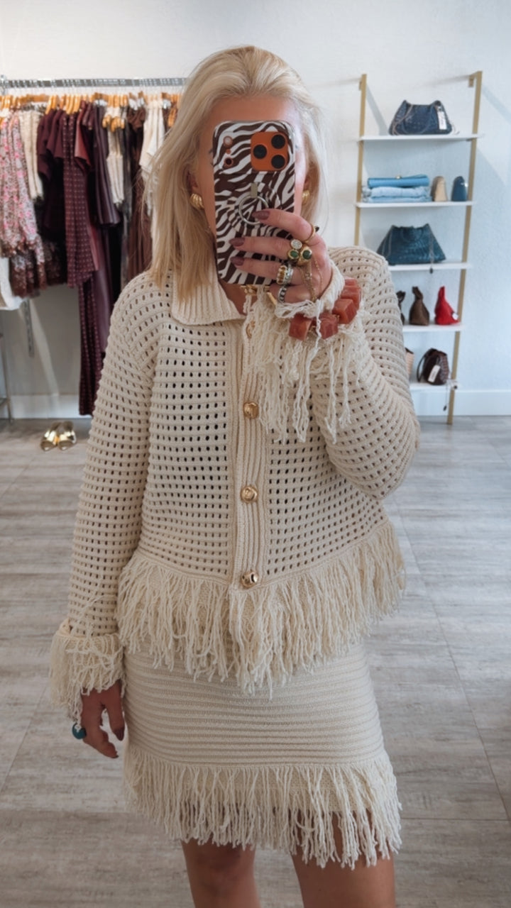 Echo Fringe Sweater