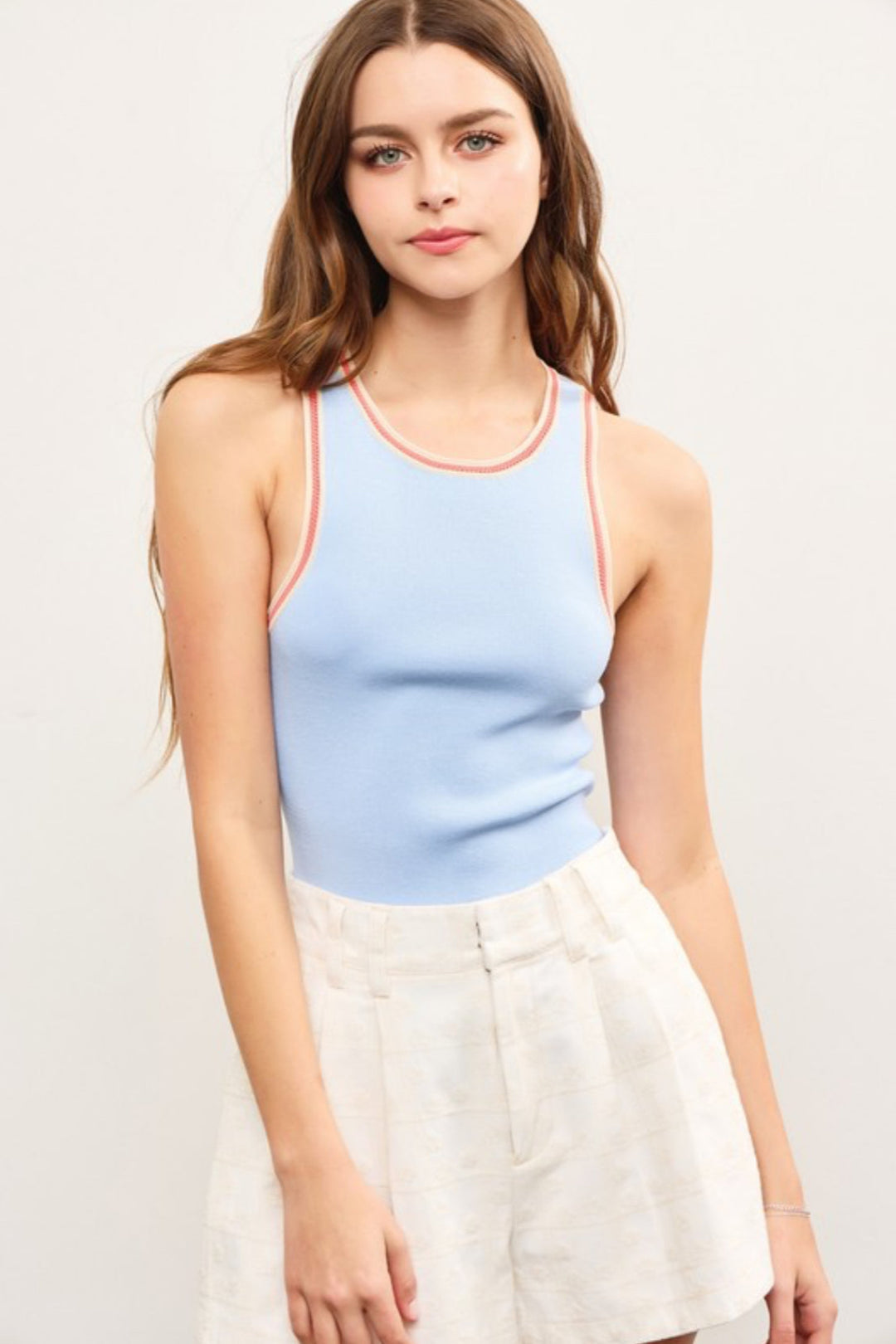 Libby Contrast Edge Tank