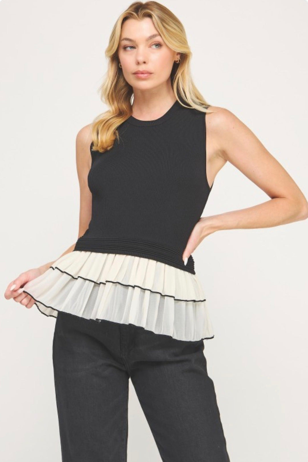 Holly Ruffle Layer Top