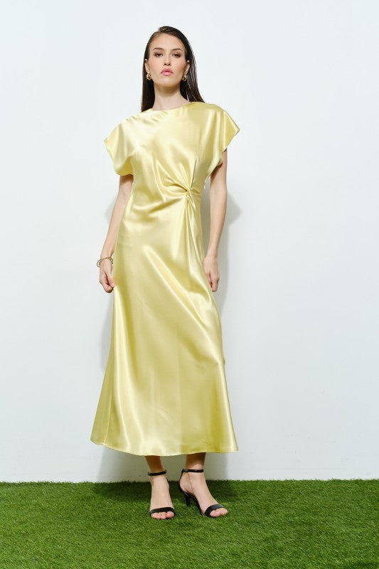 Bree Satin Maxi Dress