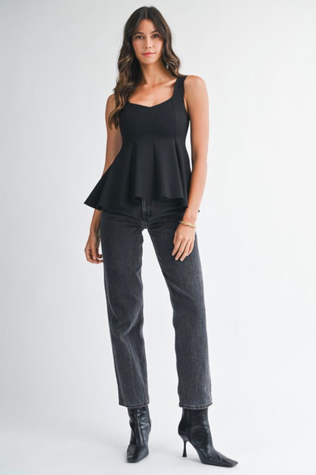 Sweetheart Peplum Top