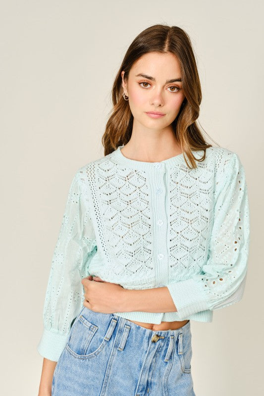 Amber Crochet Cardigan