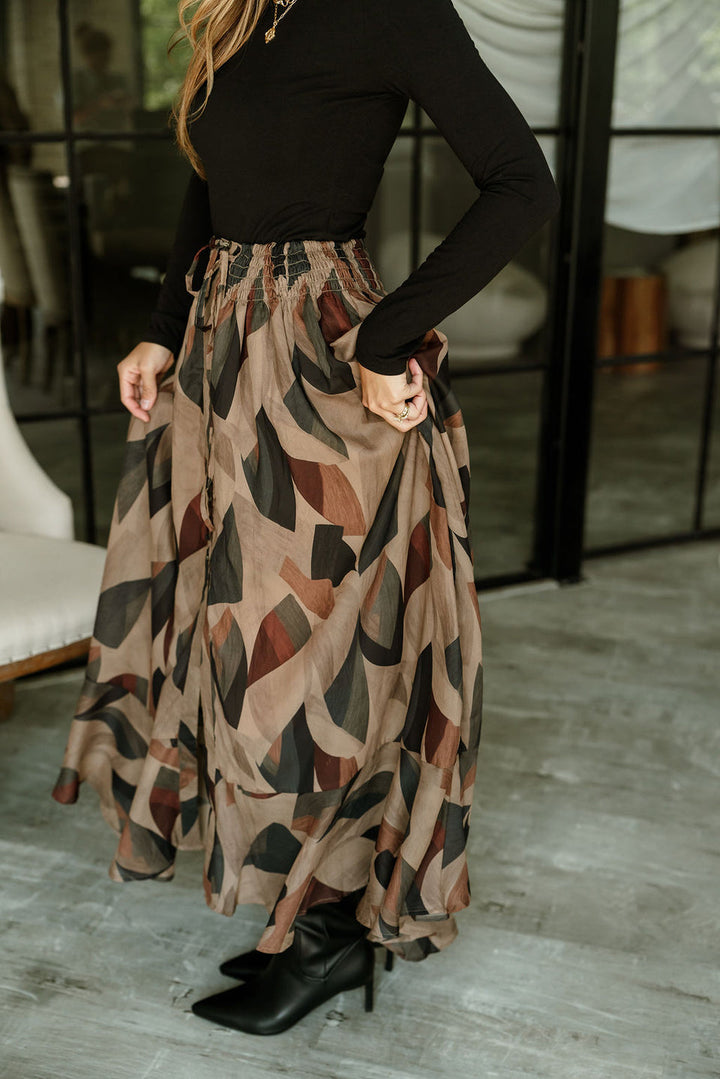 Morrow Midi Ruffle Skirt