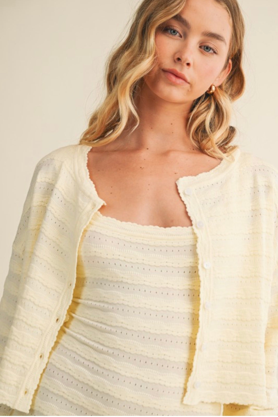 Alex Pointelle Sweater Dress