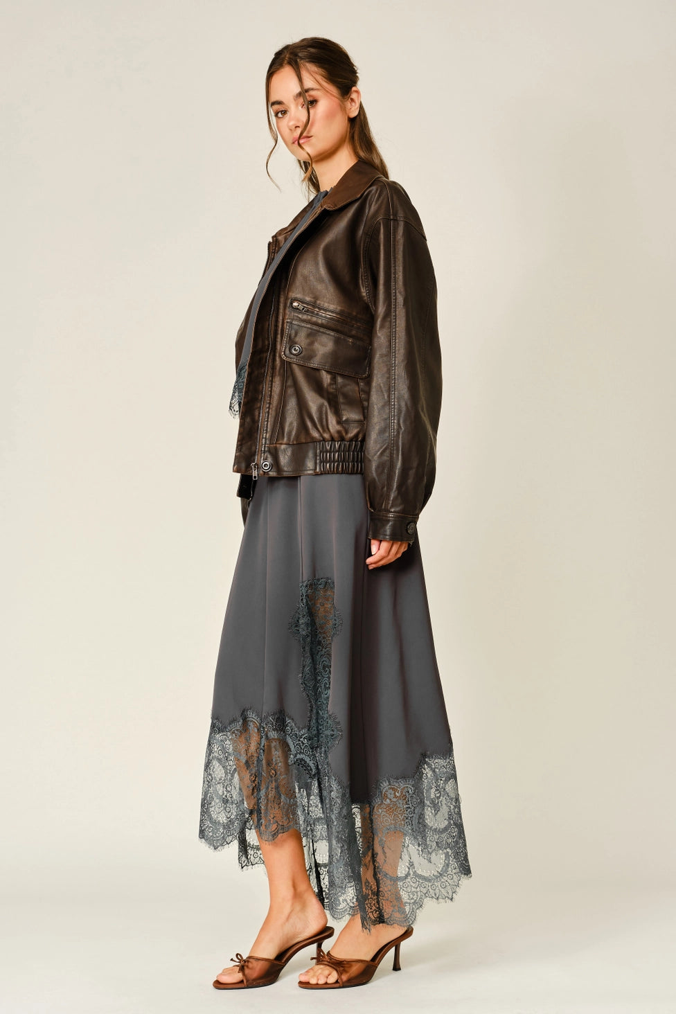 Luxe Vintage Wash Leather Jacket
