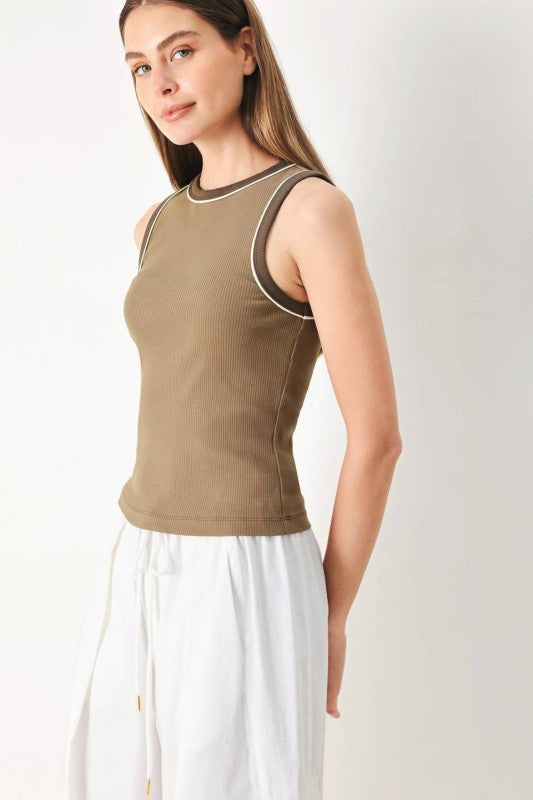 Candice Ribbed Tank Top