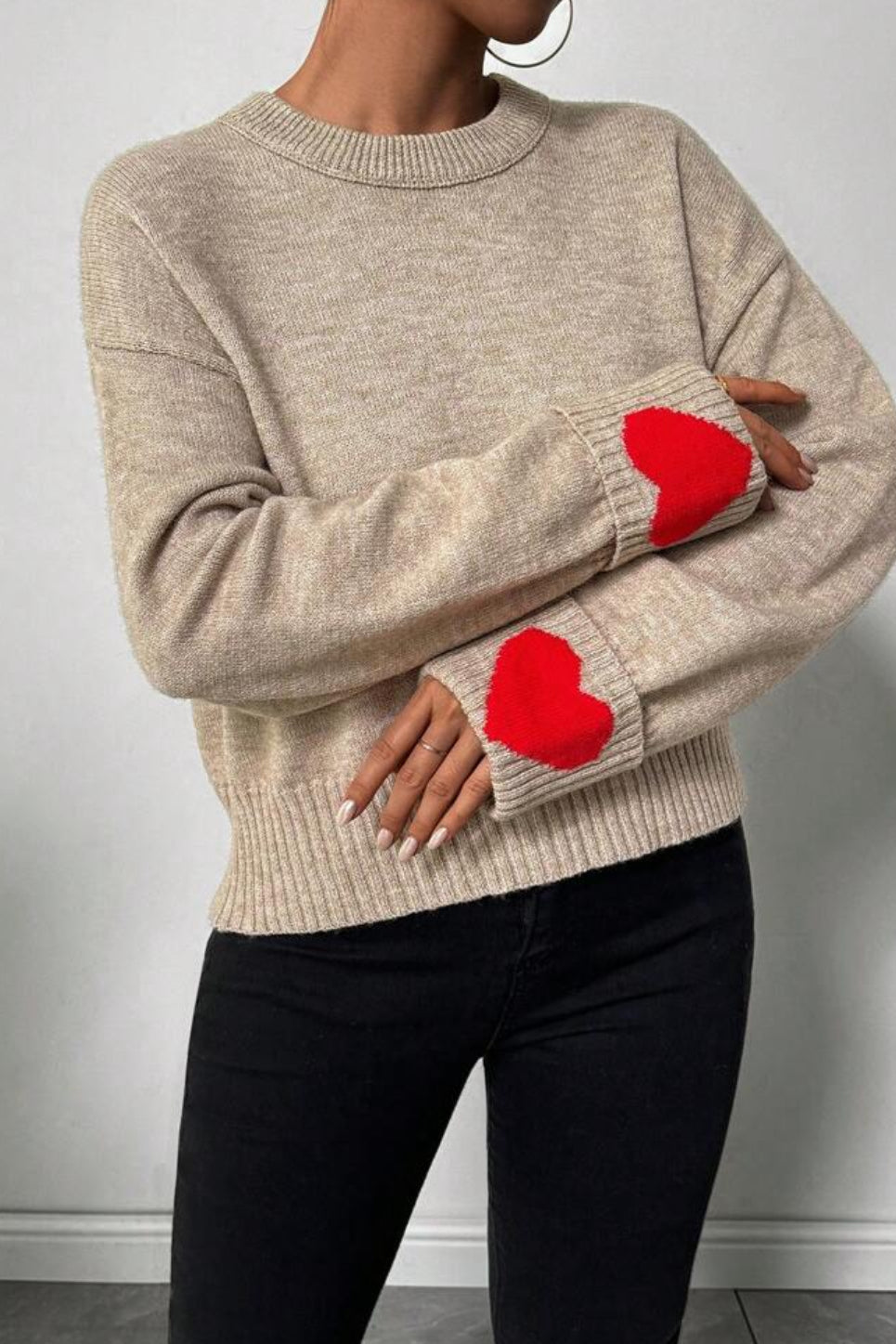 Heart On My Sleeve Sweater