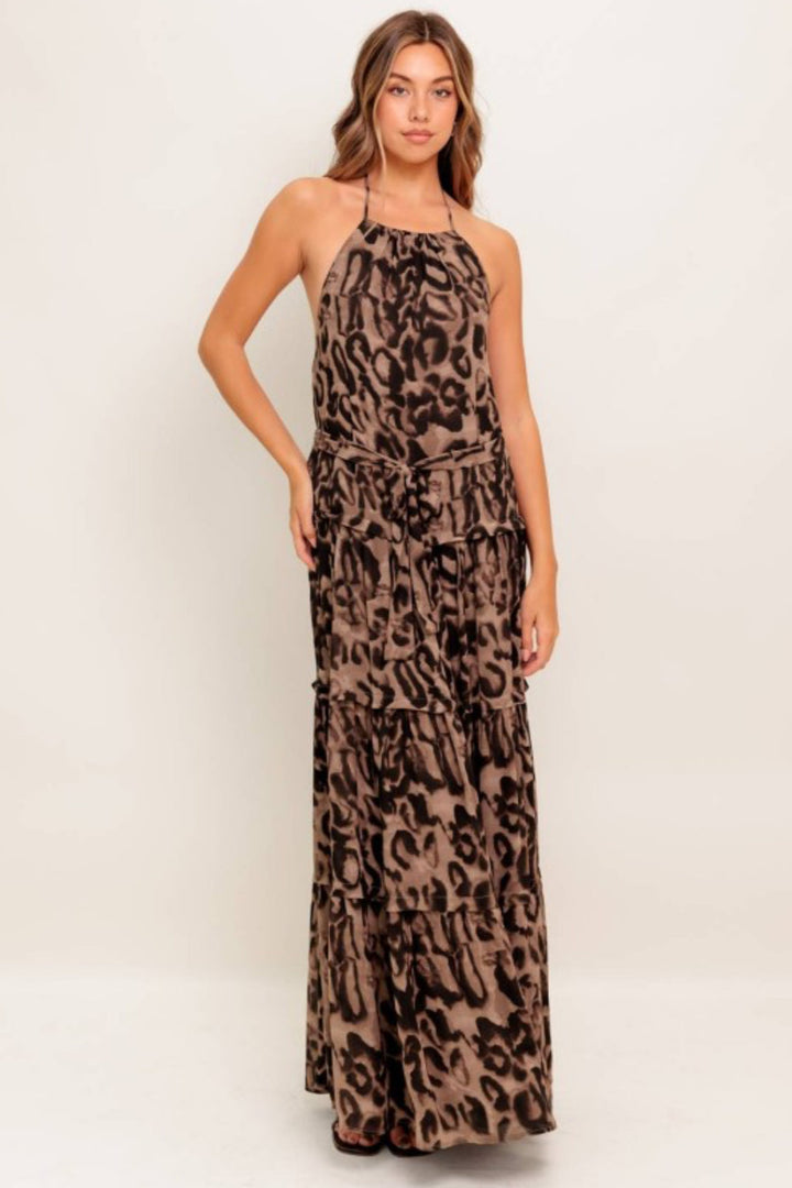 Hayden Leopard Maxi Dress