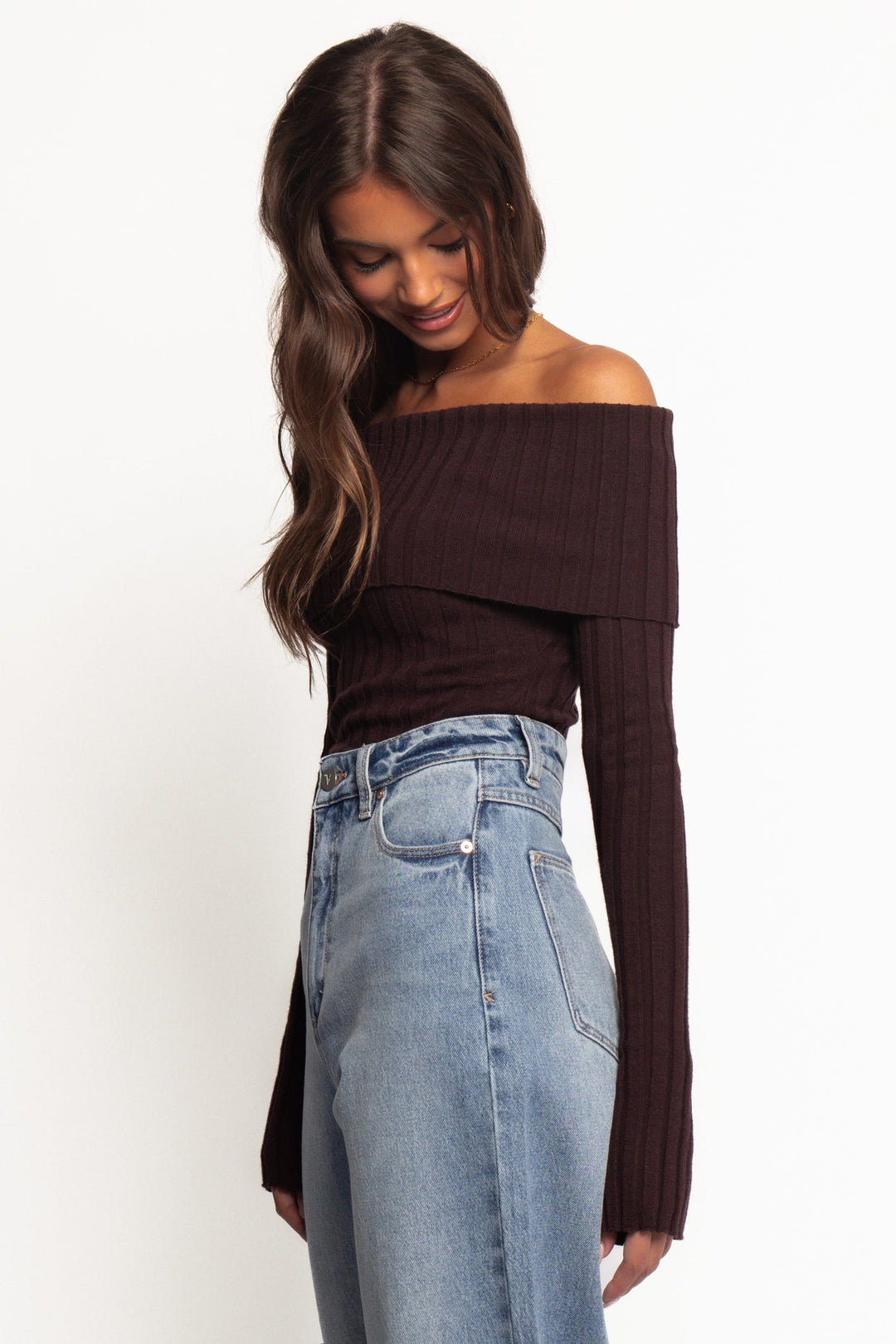 Nora Off Shoulder Knit Top