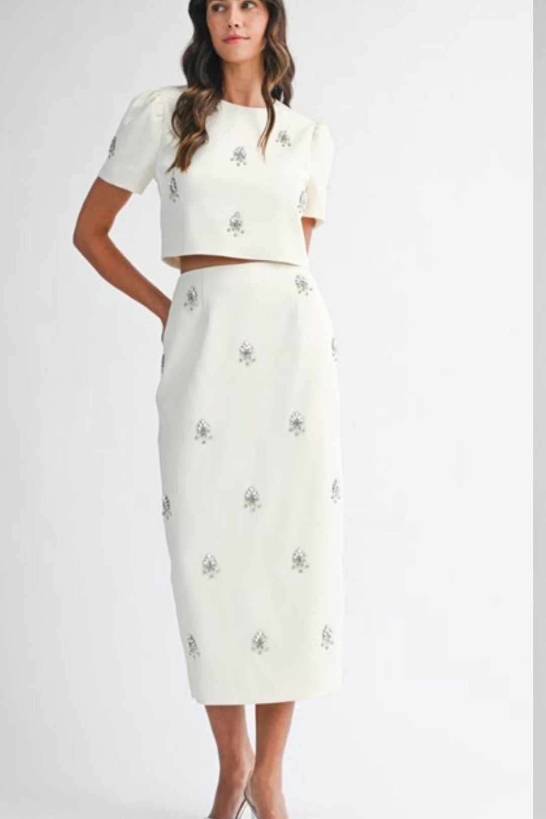 Leina Rhinestone Skirt