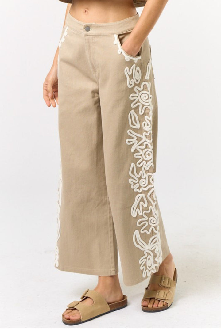 Embroidered Jeans