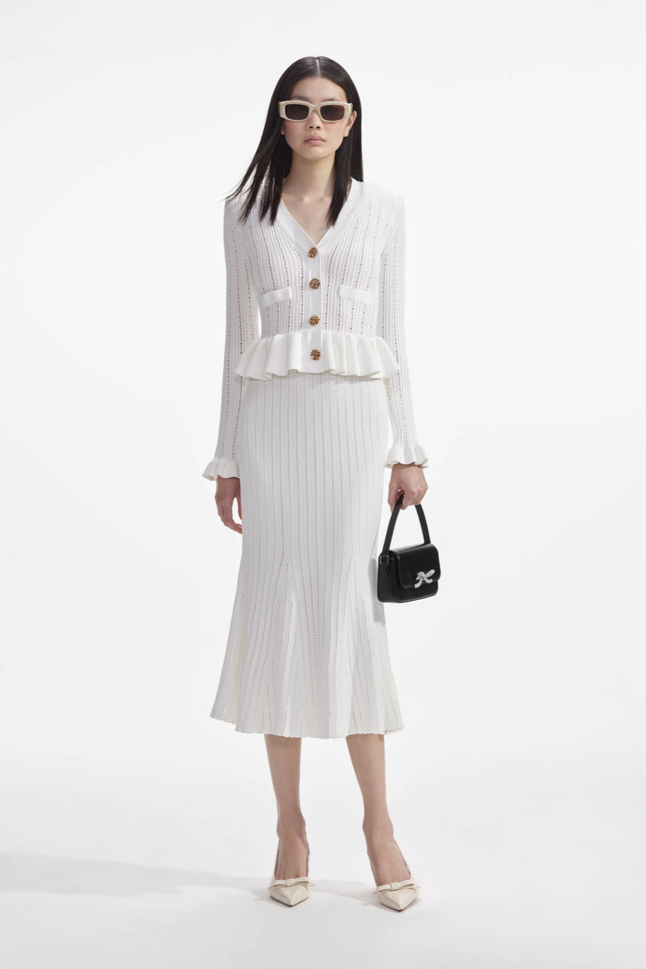 Dimarco Pointelle Knit Skirt